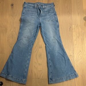 American Eagle Outfitters Light Blue Flare Jeans